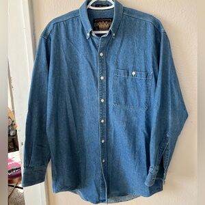 Ralph Lauren Blue Casual Button Down Shirt